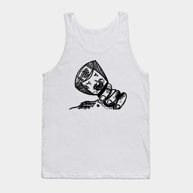 scared boo Tank Top by Majnun_Drawings